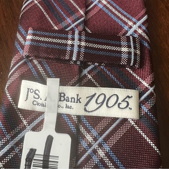 JOS. A. BANK 1905 PLAID SILK TIE - Picture 5 of 7